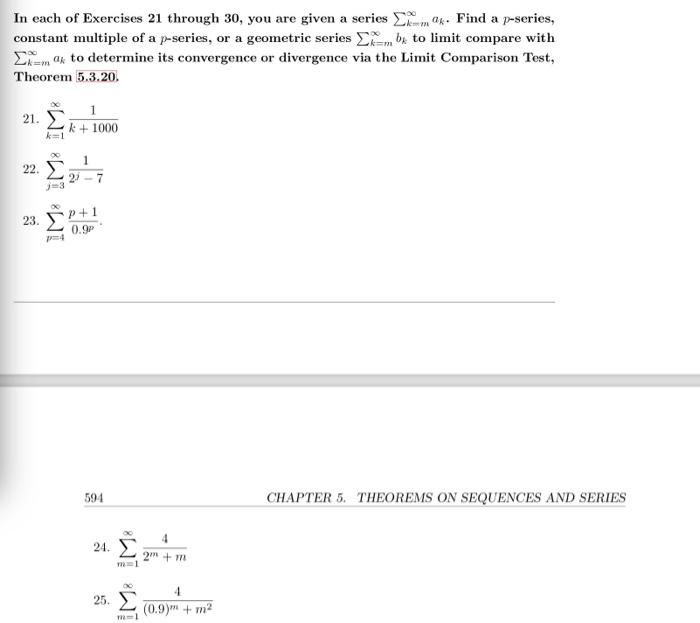 Solved In each of Exercises 21 through 30, you are given a | Chegg.com