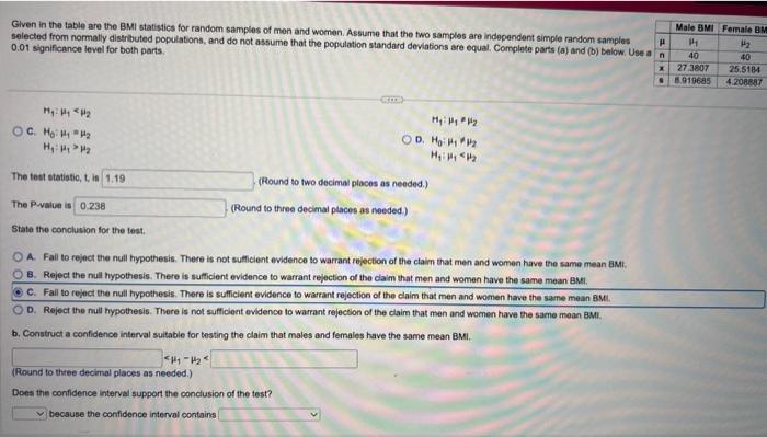 Solved Researchers conducted a study to determine whether | Chegg.com