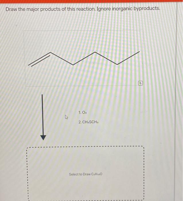 Solved Draw The Major Products Of This Reaction Ignore Chegg Com