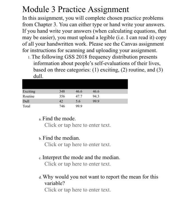 Solved Module 3 Practice Assignment In This Assignment, You | Chegg.com