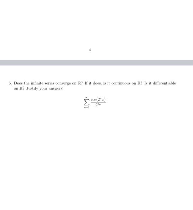 Solved Real analysis, please proof and explain it using | Chegg.com