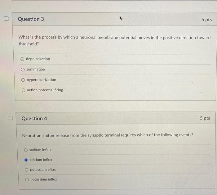 Solved D Question 3 5 pts What is the process by which a | Chegg.com