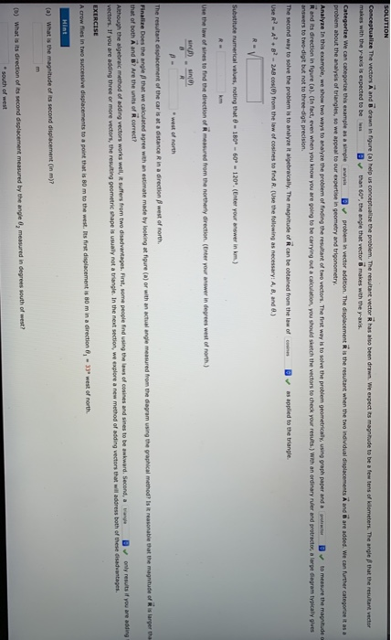 Solved A Vacation Trip A car travels 18.0 km due north and | Chegg.com