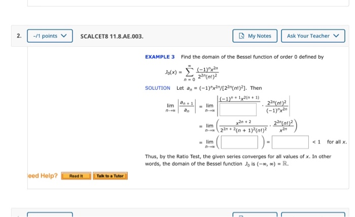 Solved 1 Points Scalcets 11 8 Ae 003 My Notes Ask Your Chegg Com