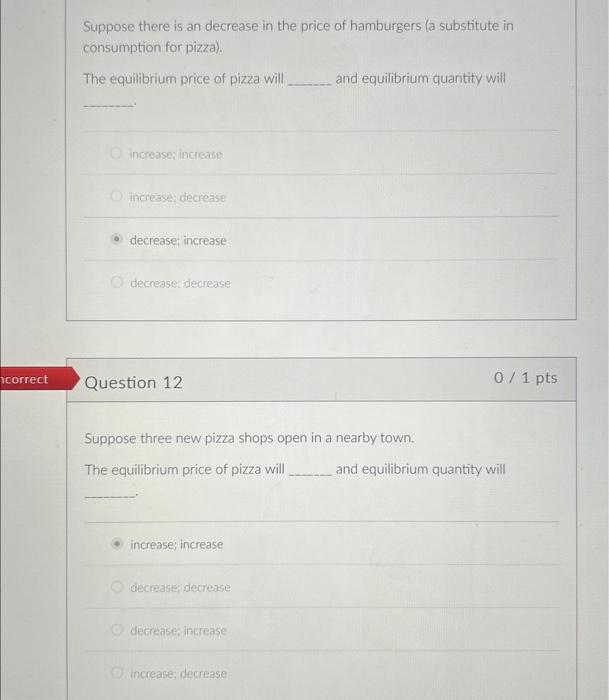 Solved Suppose there is an decrease in the price of | Chegg.com