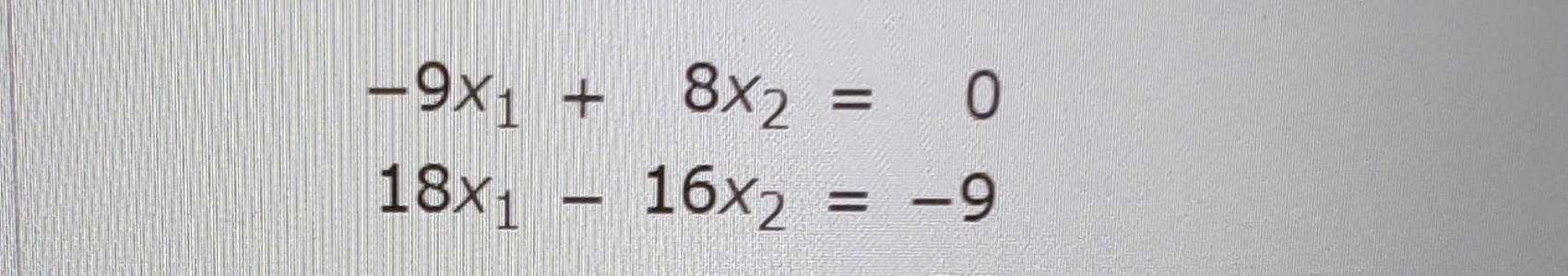 2 x 9 )  1 2x 18 1