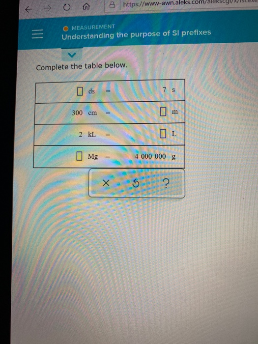 Solved 0 8 Https Www Awn Aleks Com Measurement Chegg Com