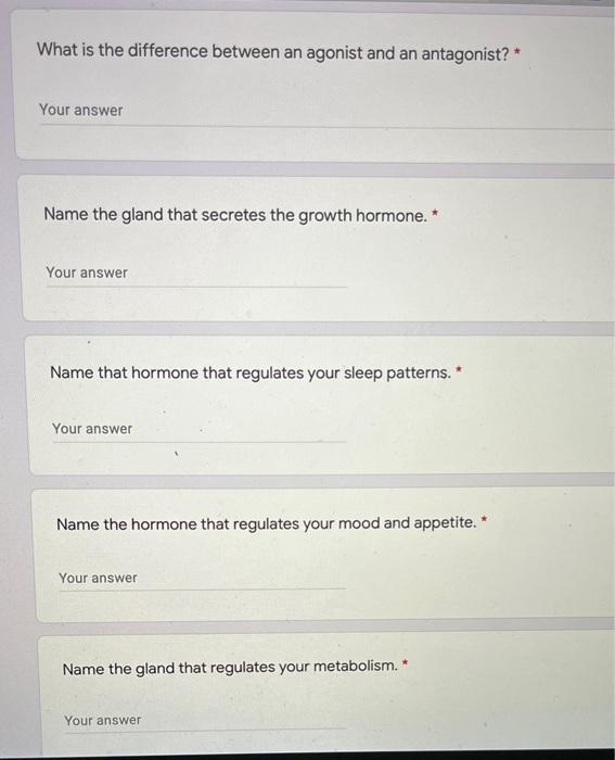 Solved What is the difference between an agonist and an | Chegg.com