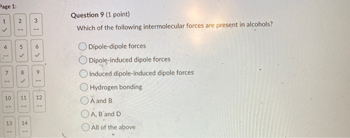 What Intermolecular Forces Are Present in Alcohol?