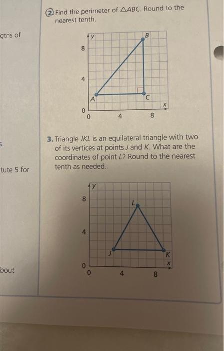 Solved Find Distance in the Coordinate Plane 358 Topic 6 | Chegg.com