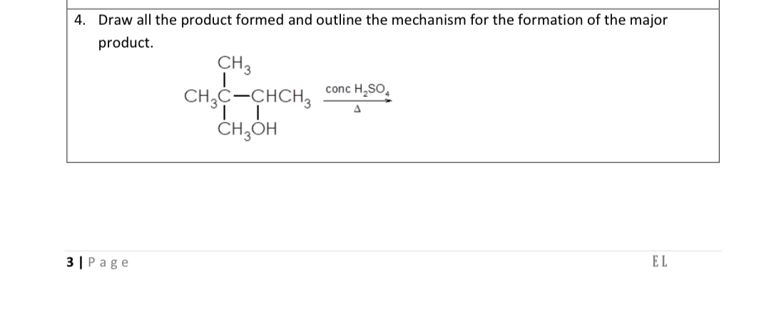 Solved Draw all the product formed and outline the mechanism | Chegg.com
