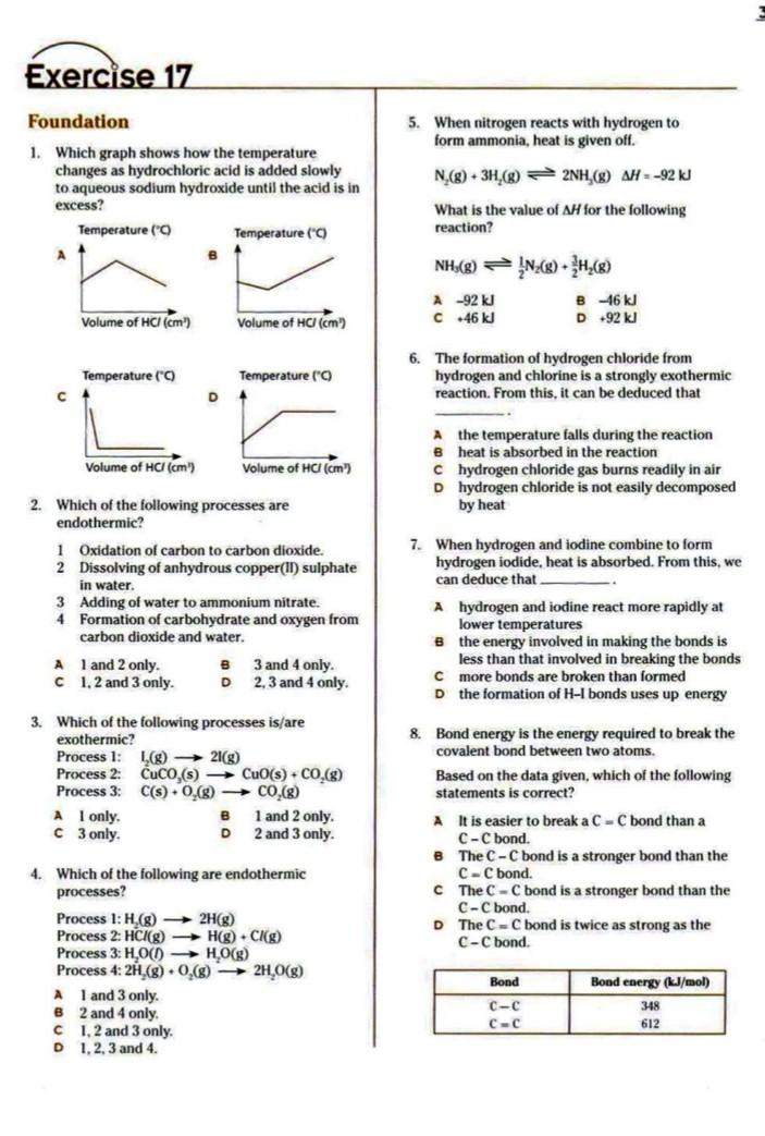 Solved Exercise 17 | Chegg.com