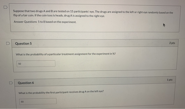 Solved Suppose That Two Drugs A And B Are Tested On 15 | Chegg.com