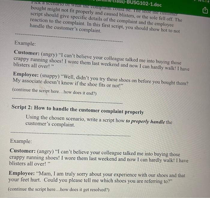Solved Business: Car Mechanic Type of customer: | Chegg.com