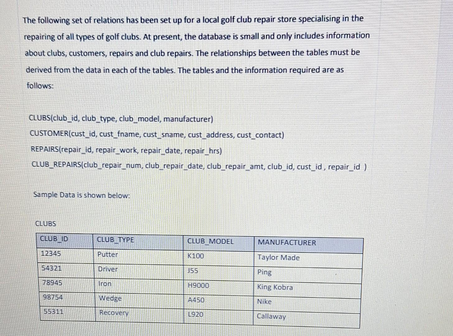 Solved 1. Create a PL/SQL query that will display the | Chegg.com