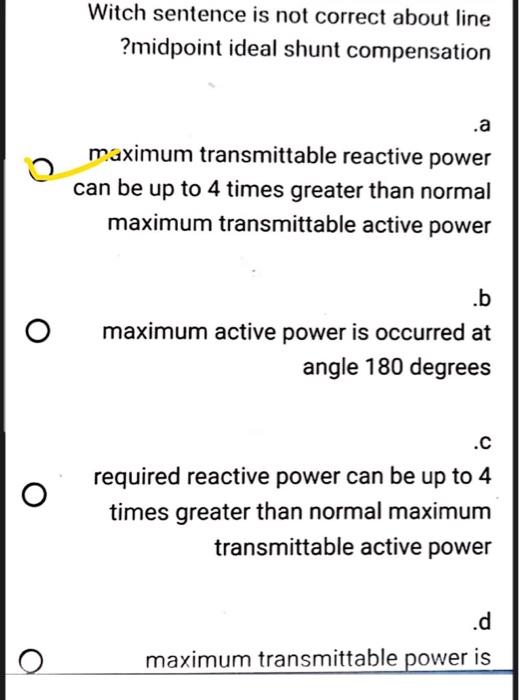 Solved Witch sentence is not correct about line ?midpoint | Chegg.com