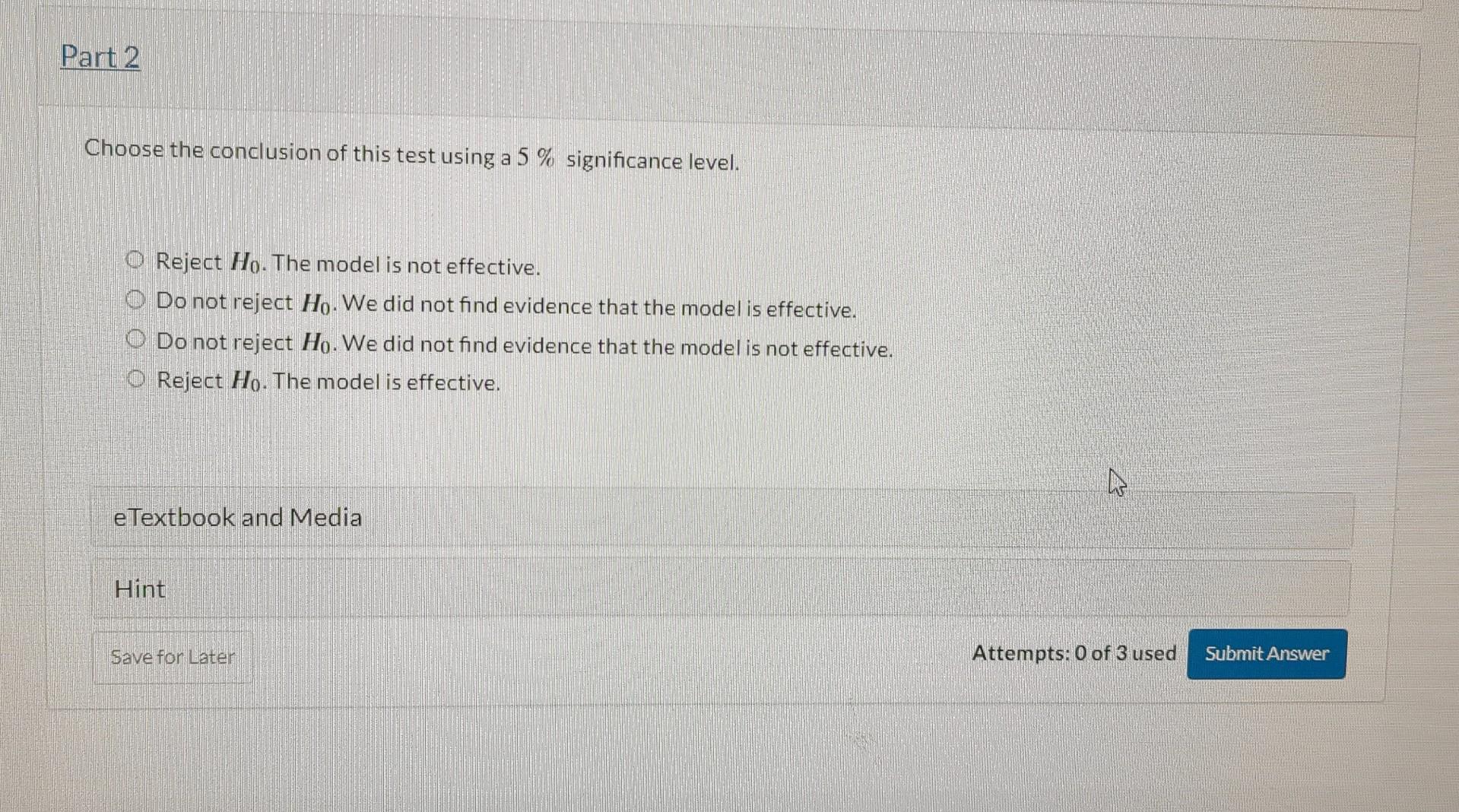 Solved Use the following ANOVA table for regression to | Chegg.com