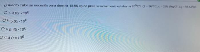 a. \( 4.02 \times 10^{6} \) b. \( 5.65 \times 10^{6} \) c. \( 5.45 \times 10^{6} \) d. \( 4.0 \times 10^{6} \)