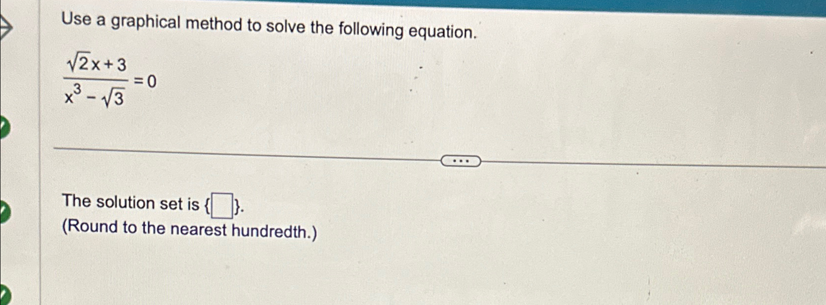 Solved Use a graphical method to solve the following | Chegg.com