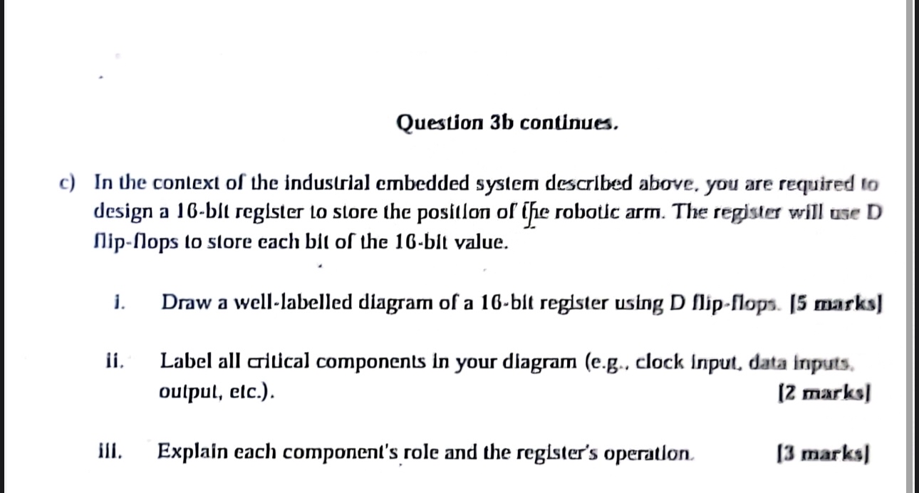 Solved Question 3b continues.c) ﻿In the context of the | Chegg.com