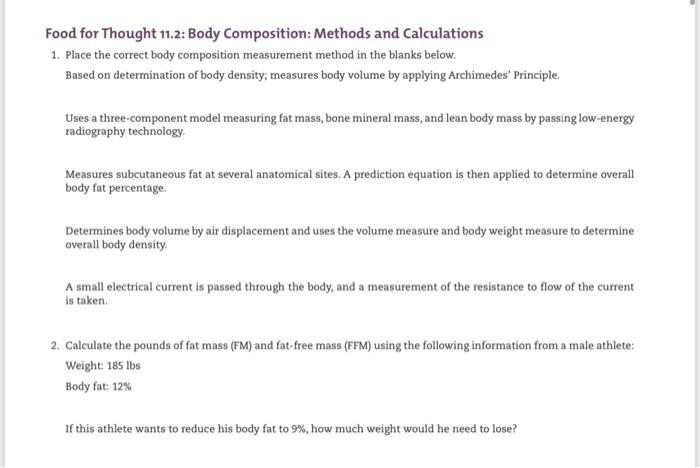 Way to Measure Body Composition › Hart Healthy Food