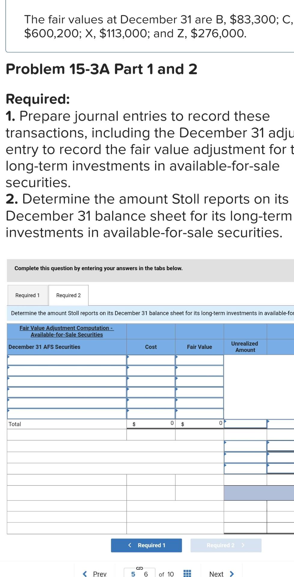 Solved Check my work Required information Problem 15-3A Debt | Chegg.com