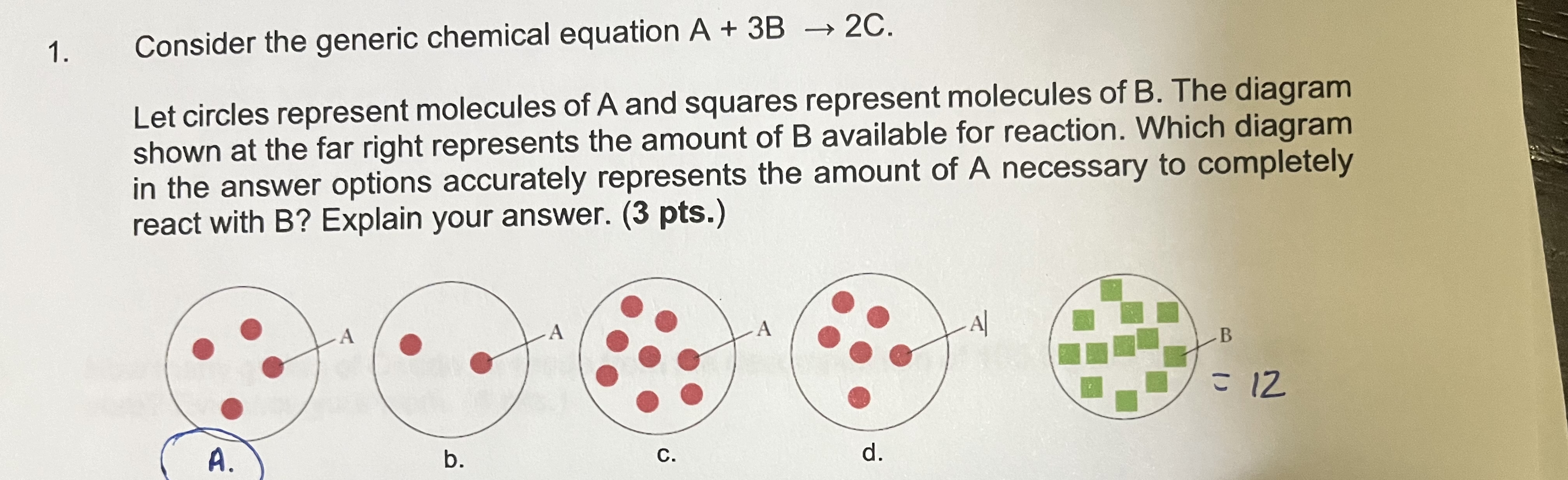 Solved Consider the generic chemical equation A+3B→2C.Let | Chegg.com
