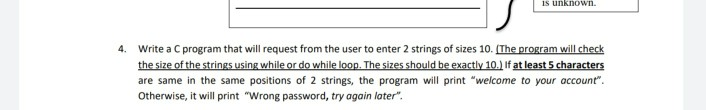 Solved Write a C program that will request from the user to | Chegg.com