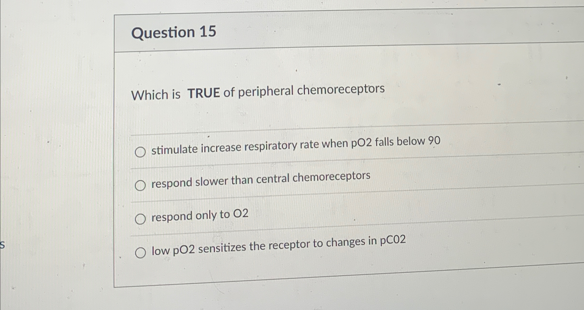 Solved Question 15Which is TRUE of peripheral | Chegg.com
