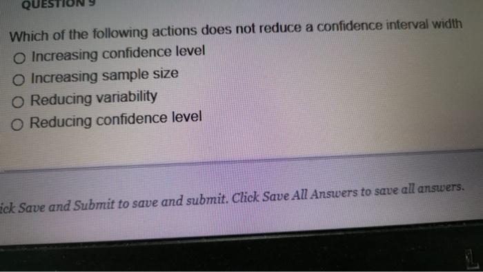 Solved QUEST Which of the following actions does not reduce | Chegg.com
