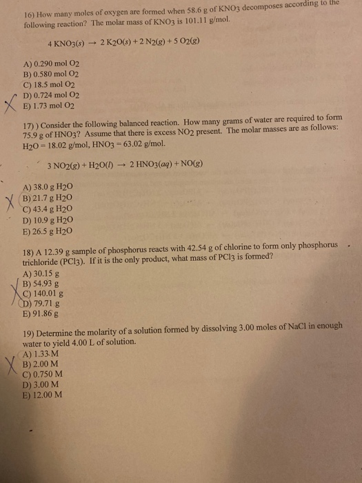 Solved Circle The Correct Answer 1) Give The Name For TiC