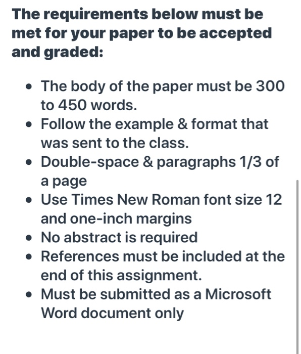 current event paper format