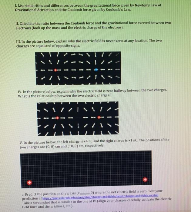 Solved I. List similarities and differences between the | Chegg.com