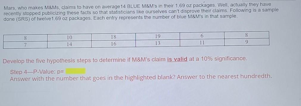 M & M's Plain 1.69 oz package