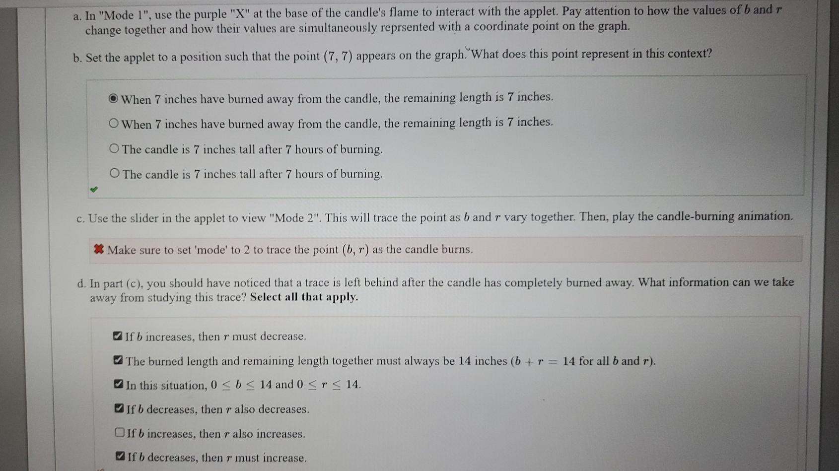 Solved A 14inch candle is lit and allowed to burn until