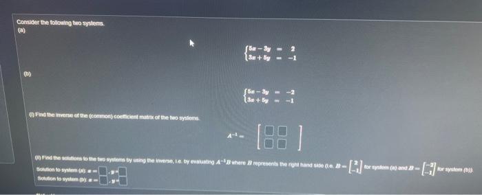 Solved Can you help me with this linear algebra questions? | Chegg.com