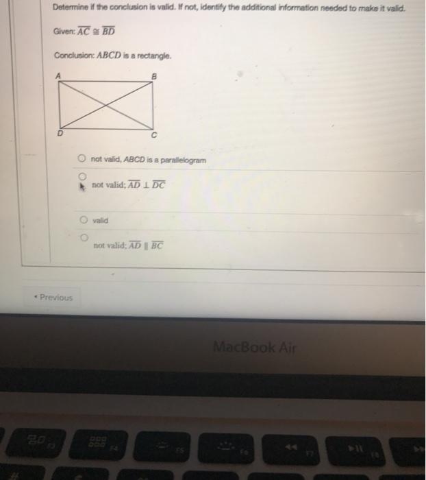 Solved Determine if the conclusion is valid. If not, | Chegg.com