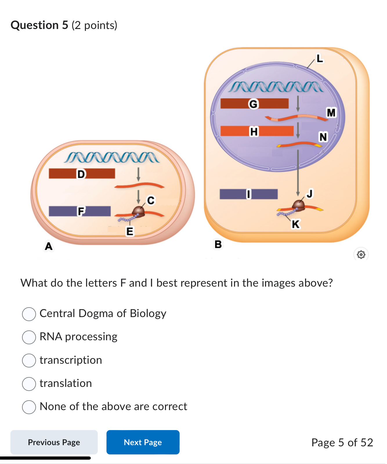 Solved Question 5 (2 ﻿points)ABWhat do the letters F and I | Chegg.com