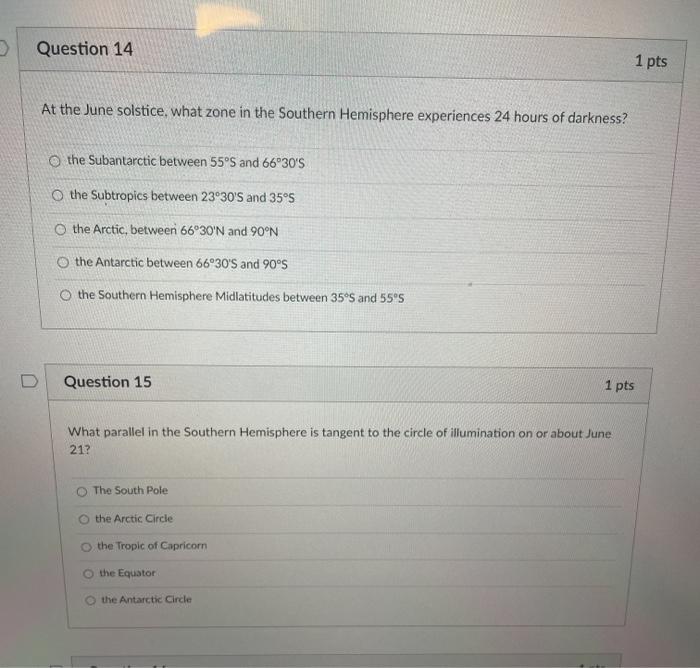 Solved Question Pts What Parallel In The Northern Chegg Com