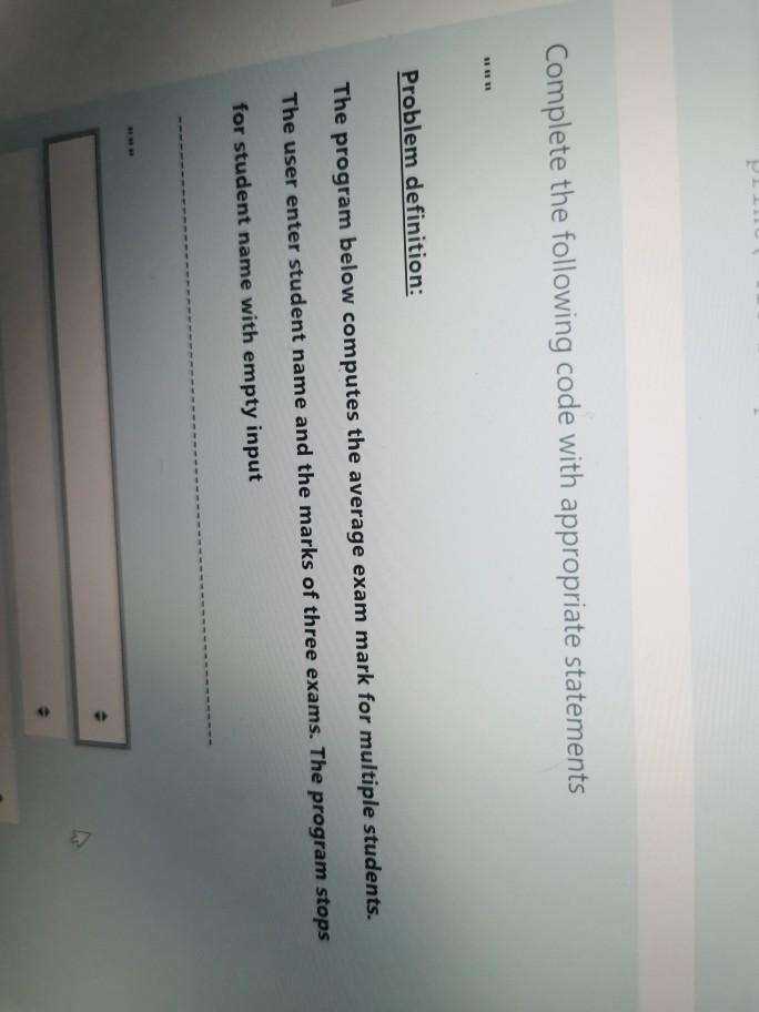 Solved Complete the following code with appropriate | Chegg.com