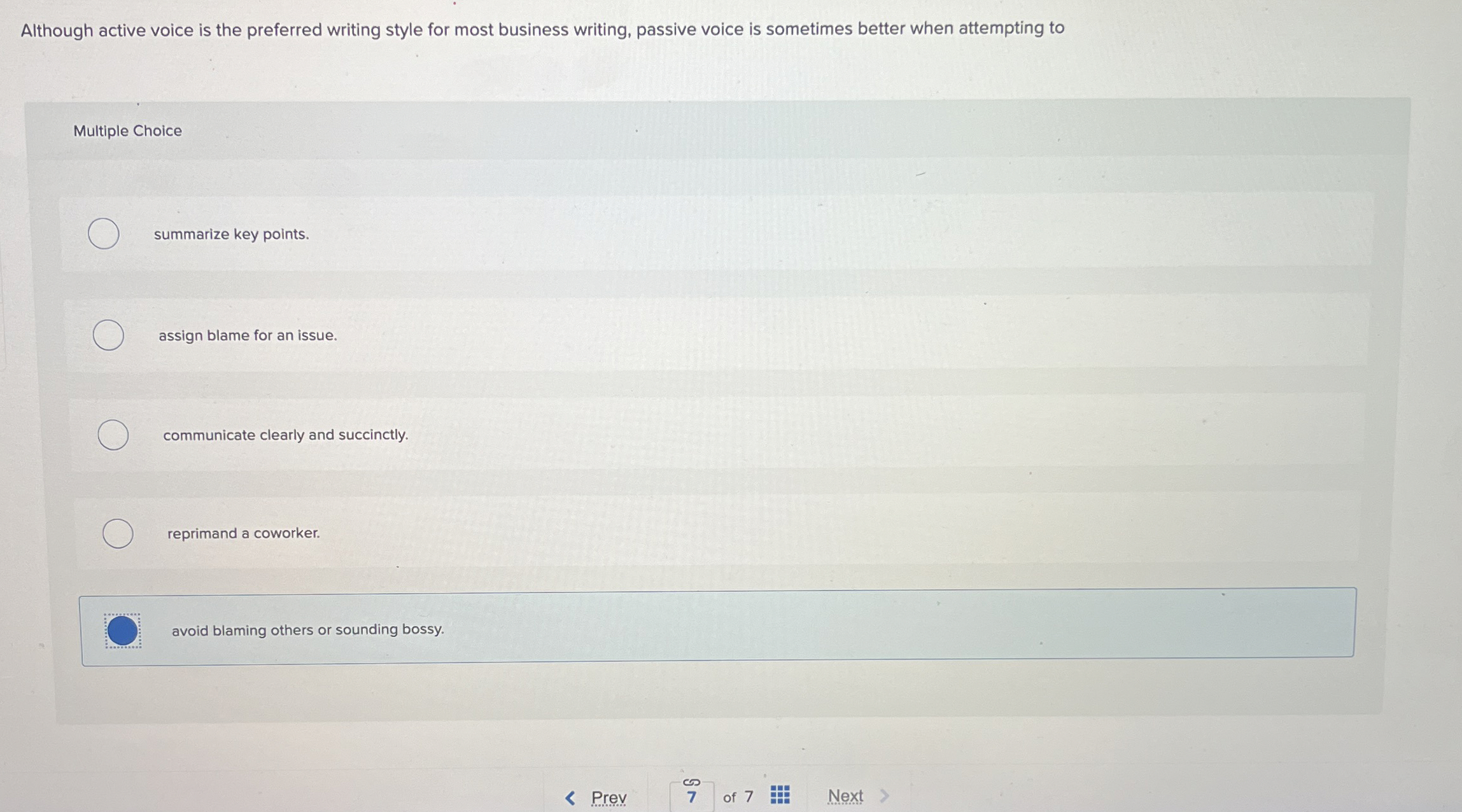 Solved Although active voice is the preferred writing style