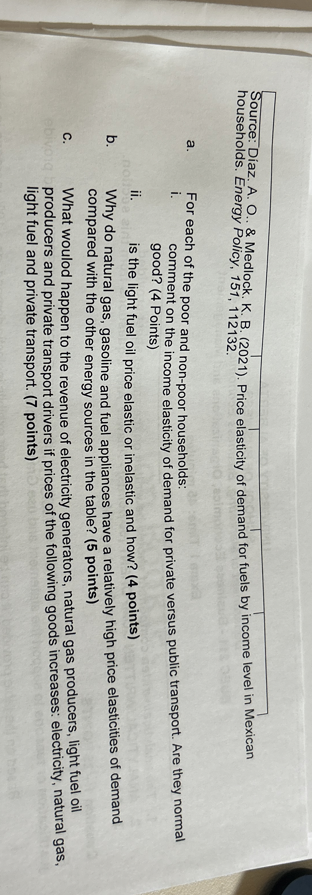 Solved Question 2 - 25 ﻿POINTS:A recent study by Diaz and | Chegg.com