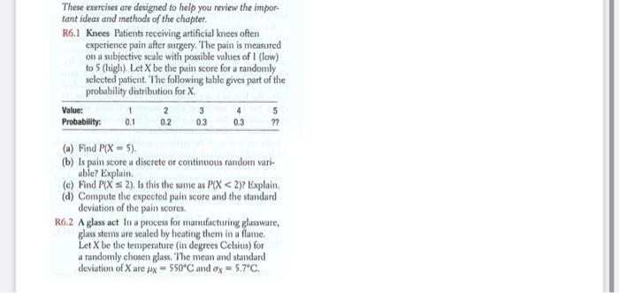 Solved These exercises are designed to help you revien the | Chegg.com