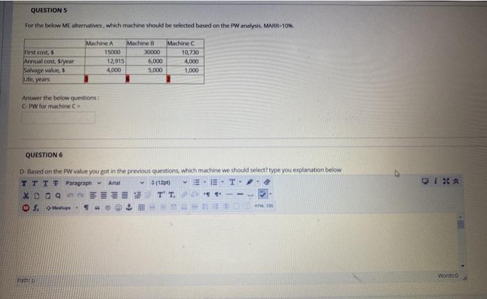 Solved QUESTION 1 A new production system for a factory is | Chegg.com