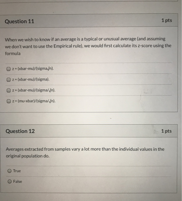 Solved Question 9 1 pts The lengths of human pregnancies | Chegg.com