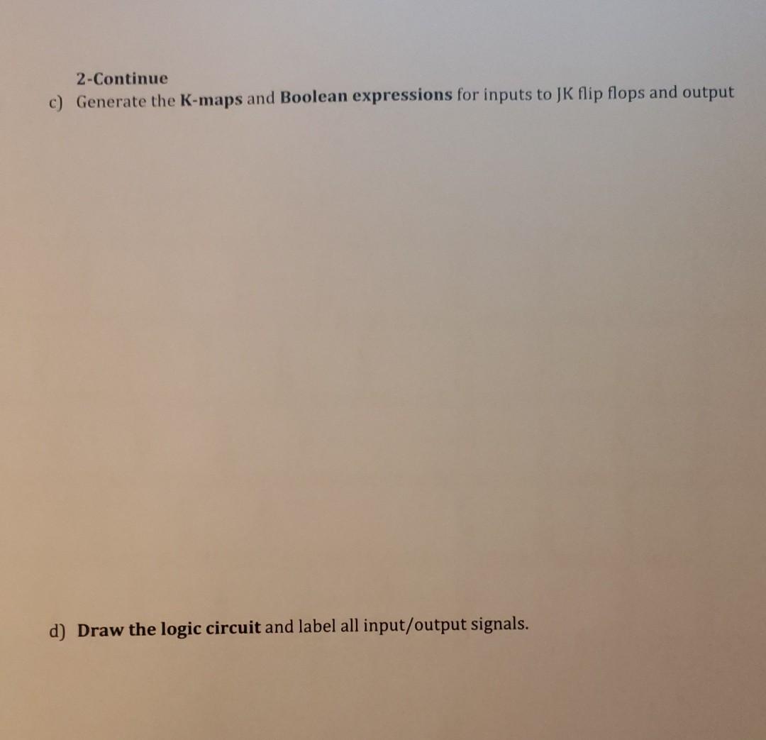 Solved 2)[30 Points) Design a synchronous sequential logic | Chegg.com