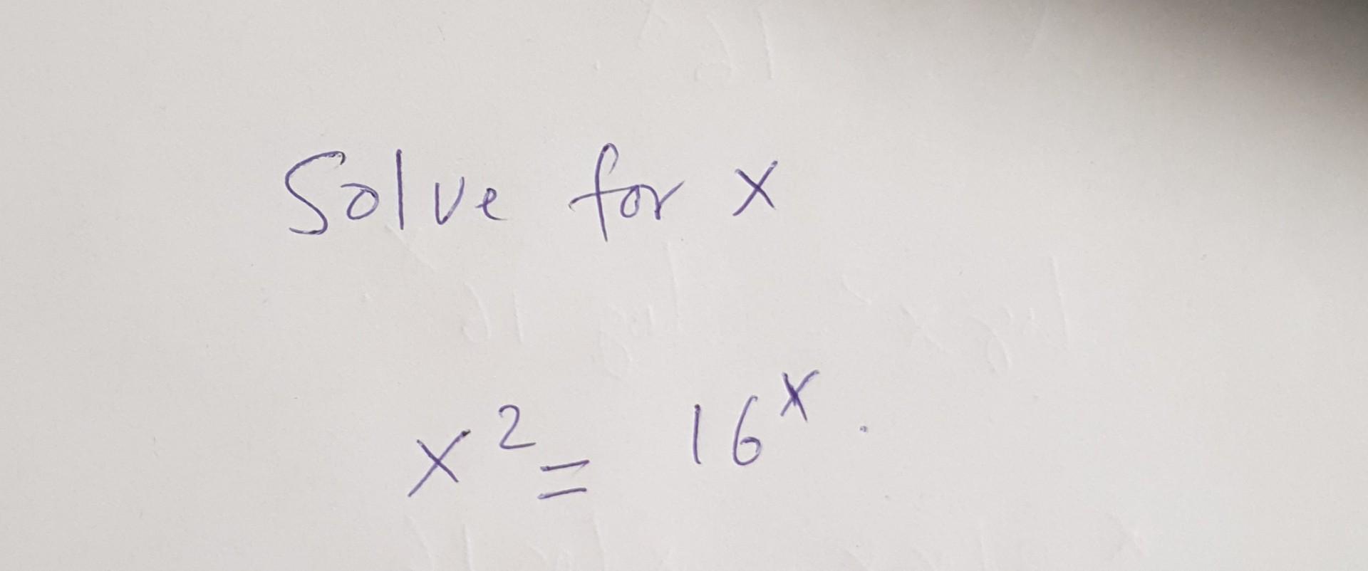 solve-for-x-x2-16x-chegg