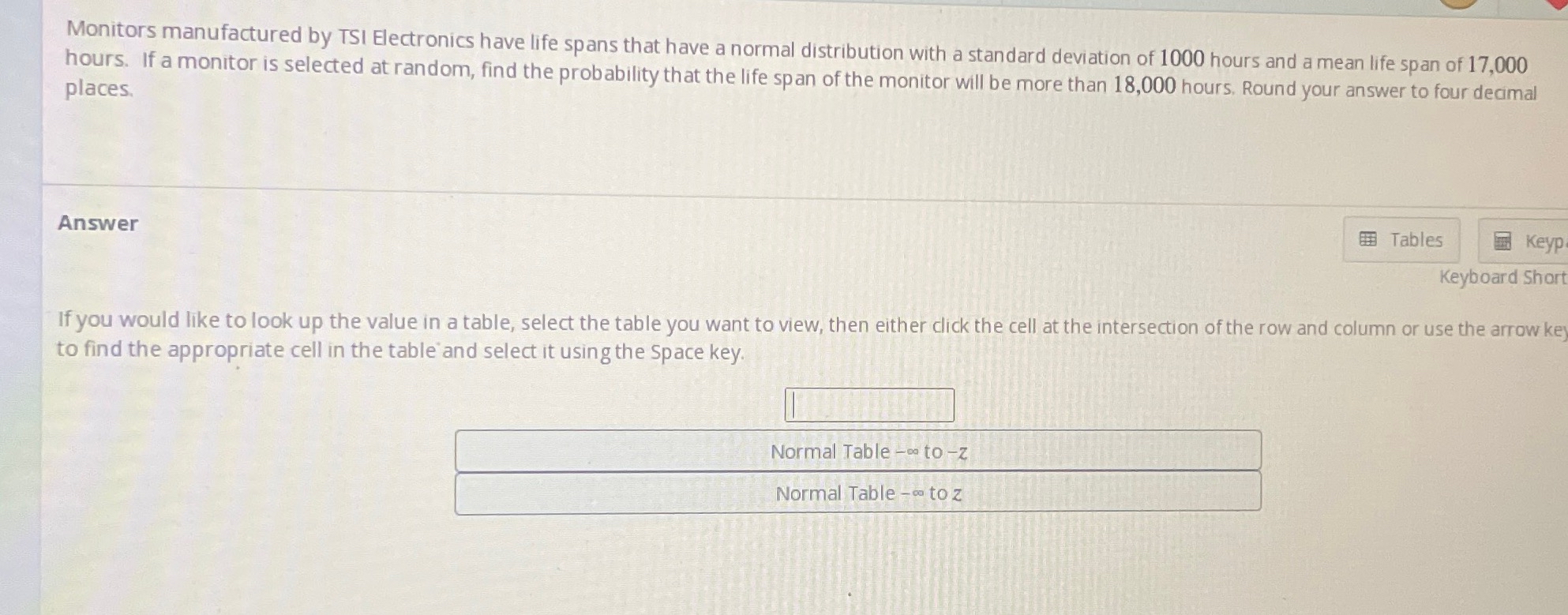 Solved Monitors manufactured by TSI Electronics have life