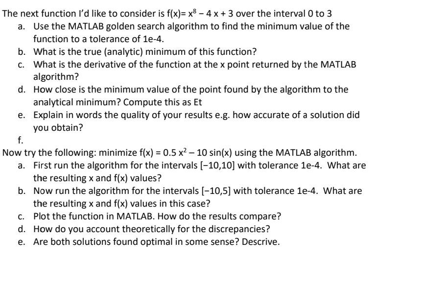 Solved The next function I'd like to consider is