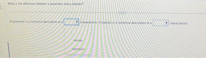 Solved What is the difference between a parameter and a | Chegg.com